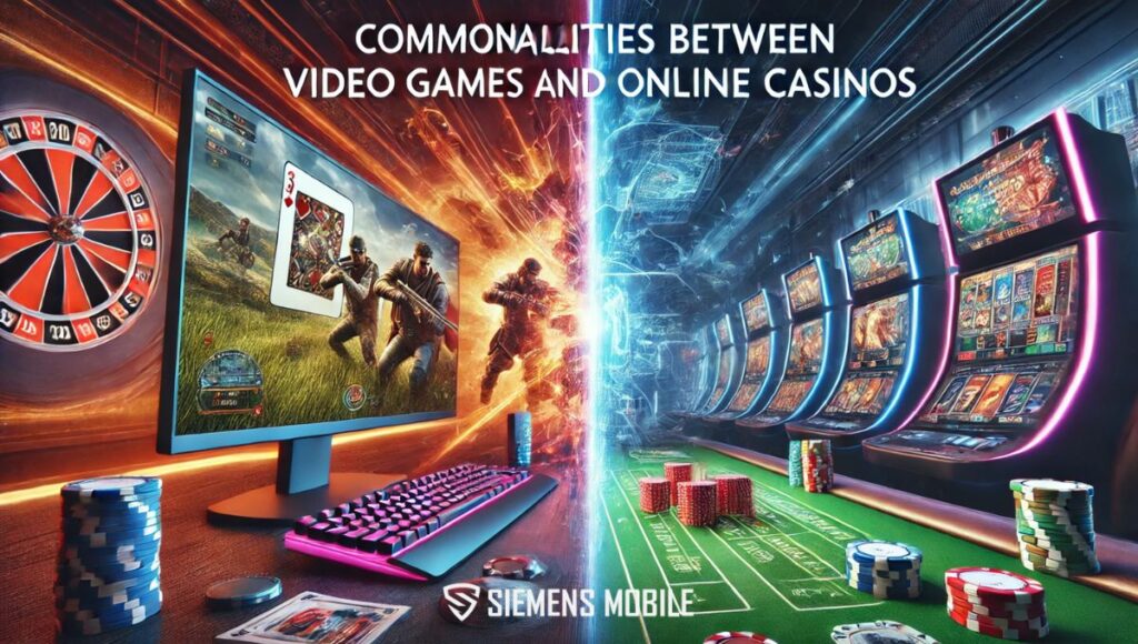 Commonalities Between Video Games and Online Casinos